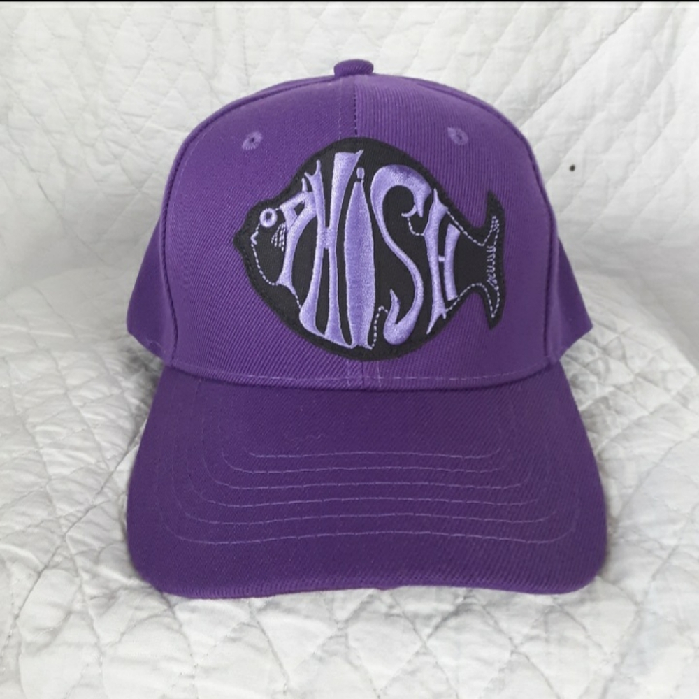 Purple Phish hat, Purple Phish logo PERMANTLY STITCHED PATCH - Picture 4 of 5